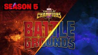 First Match In Season 5 Battlegrounds MCOC