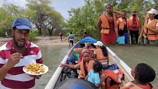   MASSIVE COOKOUT ON REMOTE ISLAND#adventure #fishing #jamaica #cooking