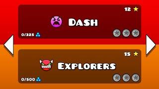 Dash, and Explorers | Geometry dash 2.2