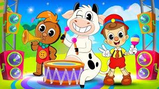 La Vaca Lola, Pin Pon y Sammy el Heladero |Las Mejores Canciones Infantiles para Niños, Toy Cantando