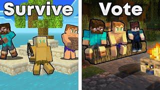 I Forced Players to Simulate SURVIVOR in Minecraft