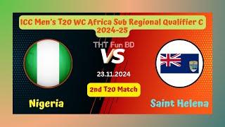 Nigeria Vs Saint Helena | ICC Men’s T20 WC Africa Sub Regional Qualifier C Live Score Streaming 2024