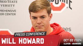 Will Howard discusses what he learned from the Oregon loss, OSU's left tackle situation