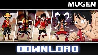 Luffy V.5 All Form Mugen, Gear 2, Gear 3, Gear 4 Bound Man, Gear 4 Snake Man, Gear 5 By GuichoH 1