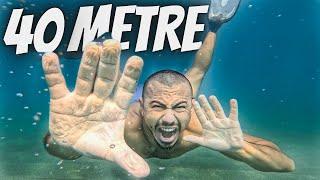 TEK NEFESTE 40 METRE DERİNE DALMAK!! (EFSANE VİDEO)