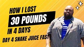 Day 4 I Lost 30 Pounds in 4 Days Doing This!!! (557.9 Pounds)