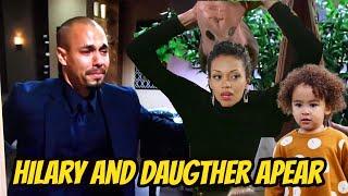 Y&R Spoilers Shock Hilary is alive and taking her daughter to Genoa - Devon can't believe it's true