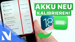 iPhone Akku NEU KALIBRIEREN  - Akkuprobleme lösen mit iOS 18 | Nils-Hendrik Welk