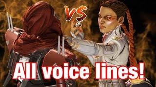 Every Voice line between Revenant and Loba  credit @mathishian