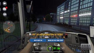 Relaxing night driving bus simulator ultimate with new bought bus