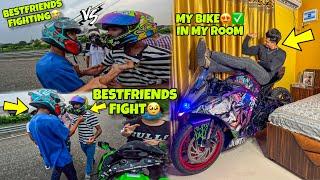 Bestfriends Fight with Each Other | Raining Ride on Kawasaki Zx10r    Ducati Bike