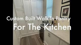 How To Build Pantry Cabinets. From Start to Finish- Custom Kitchen Cabinets For Huge Walk-In Pantry.