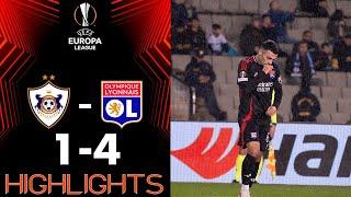 But de Georges Mikautadze | Qarabağ vs Lyon 1-4 Résumé | UEFA Ligue Europa 2024-25