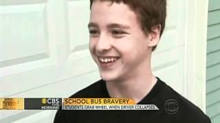 Teen saves classmates when bus driver falls ill