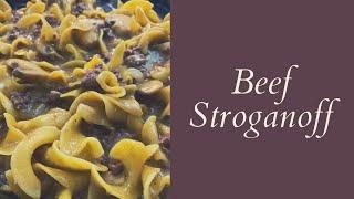 Soph Cooks: One Pot Beef Stroganoff