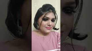 intense black smokey eye makeup look/ glam makeup look/ nidhi dahiya