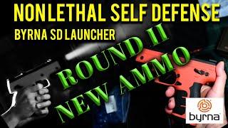 RELOADED: NON LETHAL SELF DEFENSE. THE BYRNA SD ROUND II #selfdefence #byrna