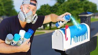 Easily Transform Your Mailbox with SPRAY PAINT!