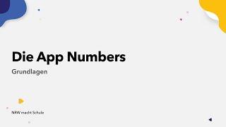 Die App Numbers – Grundlagen