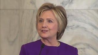 Hillary Clinton Full Speech at Harry Reid Portrait Unveiling