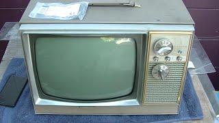 1969 15 inch Zenith Color All Metal Tube Tabletop Television Analysis