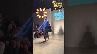 Indian designer Sanjukta Dutta's Design Burning the ramp in New York Fashion  Week #shorts