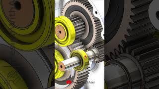 Reduction Spur Gear Box ( Ratio 1:3)  Link in Description  #designwithajay #shorts #ytshorts