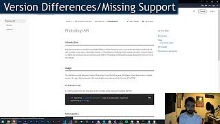 UXP plugin QuickTip - Version Differences/Missing Support