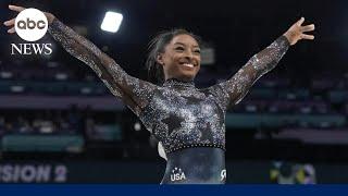 Simone Biles continues to dominate amid calf injury at the Olympics