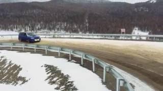 Subaru forester Sti snow drift Mongolia