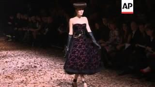 Sarah Burton of McQueen shows new line at London Fashion Week