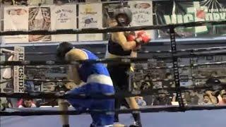 1st round TKO️ at the State golden gloves.