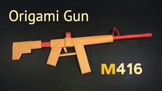 How to Make M416 Gun with Paper | Origami Gun M416 | How to Make Pubg Gun with Paper