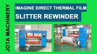 JT-1400C Video Imagine Direct Thermal Film Slitter Rewinder Machine