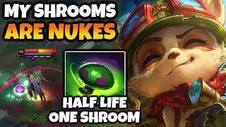 NUKE SHROOM TEEMO is INSANE. 73k DAMAGE in ONLY 34 MINUTES. (2k DMG PER MIN)