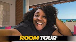 Let's see an ADULT ONLY 5⭐️ RESORT in MEXICO..SECRETS MAROMA tropical ROOM TOUR.