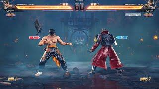 Law destroyed Lars 7 Win Streak Rank Matches-Tekken 8
