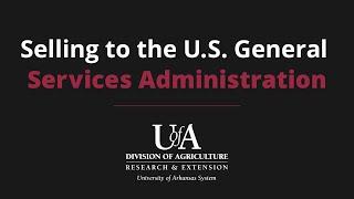 Selling to the U.S. General Services Administration (GSA)