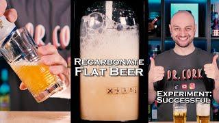 How to recarbonate flat beer  #shorts