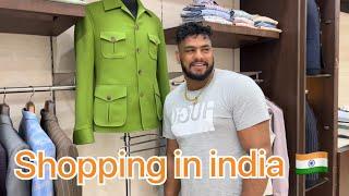 Shopping in india  with Baba ji