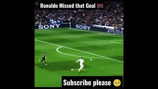 Ronaldo Missed that goal . Credits: Alsido Football.#shorts #status #football #trending #goviral