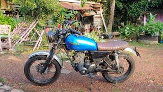 Honda CG 125 copy - Demak D7 125cc simple bratstyle Time lapse