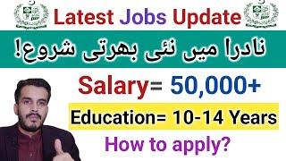 NEW NADRA LATEST JOBS UPDATE|How to Apply Online|PPSC JOBS