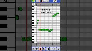 hito mania by sasuke haraguchi on paint voice #utau #paintvoice #kasaneteto #shorts #重音テト #人マニア #ボカロ