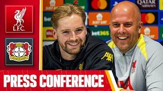 Arne Slot & Caoimhin Kelleher Pre-Match Press Conference | Liverpool v Levekusen | Champions League