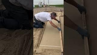 How To Build A Small Brick Patio DIY | Screed the Sand