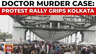 Howrah Bridge Fortified, Traffic Halted Ahead of March | Kolkata Protests Lates Updates