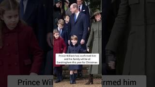 #PrinceWilliam confirms where his family will be this Christmas #shorts