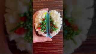Christmas Pom Art ️ #shorts #yarn #artist #knitting #art #fyp #christmas #pom #fun #holiday
