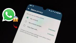 WhatsApp Status Privacy Kya Hai | WhatsApp Par Status Privacy Kaise Lagaye